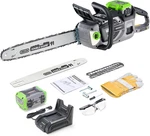 60V Brushless Cordless Chainsaw, 18"&16" Electric With 5.0AH Battery New. Price: $206.53.