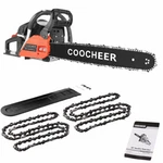 Coocheer 62CC Gasoline 20" Bar 2-STROKE Handheld SAW+2CHAINS New. Price: $129.99.