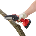 Hammacher Schlemmer 21V Mini 4" Cordless Chainsaw New. Price: $45.49.