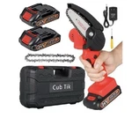 Cub Tik 4-INCH Cordless Mini Chainsaw Kit 24V Handheld Electric Pruning Open. Price: $39.00.
