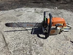 Running Stihl MS261 Chainsaw Runs Working 20" Genuine Farm Boss Bar .325 Used. Price: $499.99.