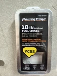 Powercare YC62 18" Full Chisel Pro Chain Saw 3/8 Pitch .050 Gauge Titanium New. Price: $20.44.
