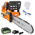 Gasky 20V 12 Inch Cordless Chainsaw, Brushless Electric With Auto Oiler New. Price: $43.00.
