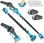 Seesii 2-IN-1 Electric Pole Saws For Tree Trimming, 6 Inch Mini Chainsaw Cordles New. Price: $89.97.