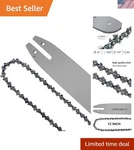Versatile 12-INCH Replacement Chainsaw Bar & Semi-chisel For Stihl Models New. Price: $37.13.