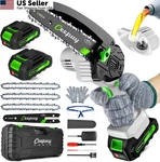 Ceepuy Mini Chainsaw CORDLESS,6 Portable Light Gray 6-INCH, Greygreen New. Price: $66.65.