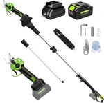 V-modest 2-IN-1 Electric Pole Pruning Shears Cordless, 1.6" Cutting Diameter New. Price: $144.81.