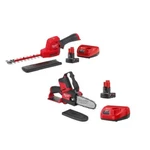 Milwaukee Hedge Trimmer Kit 8" + Hatchet Saw 6" Combo 12V Li-ion Brushless Open. Price: $499.99.