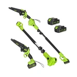 Workit 2-IN-1 Electric Pole Saws For Tree Trimming, 6 Inch Mini Chainsaw Cord... New. Price: $118.82.