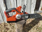 Black & Decker 8" CCS818 Type 2 18V Cordless Chainsaw With Battery Charger Works Used. Price: $39.97.