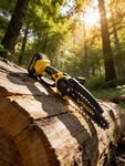 Litekon Mini Cordless Chainsaw - Yellow & Black New. Price: $60.00.