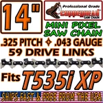 Copperhead 14" Saw Chain Husqvarna T535I X-cut SP21G 596553359 .325 Mini Pixel New. Price: $19.95.