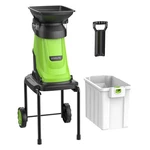 Steelite 120V 15-AMP Electric Wood Chipper Shredder With 13-GAL Collection Bin New. Price: $159.99.