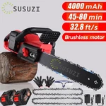 Susuzi 16-INCH 42V Battery-powered Brushless Cordless Chainsaw Kit With Open. Price: $144.00.