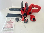 Craftsman V20* 10 Inch Cordless Chainsaw 2AH Kit Open Box. Price: $99.00.