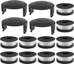 Powersmart 10 Pack String Trimmer Replacement Spools Cover Set PS76112A New. Price: $55.37.