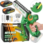 Tomyvic Mini Chainsaw 6-INCH Battery Powered Cordless Electric Hand New. Price: $109.97.