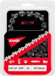 Kakei Inch Chainsaw Pitch 18" 62DL .050" *1 New. Price: $5.00.
