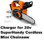 Power Supply Battery Charger For Superhandy 20V Cordless Mini Chainsaw New. Price: $21.24.