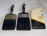 2 Vintage Ppg Gold Stripe 4 Paint Brush Pure China Bristle Professional House Used. Price: $27.99.