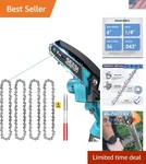 Versatile 6" Chainsaw 4-PACK + Sharpening Tools Compatible With CH550 New. Price: $35.99.