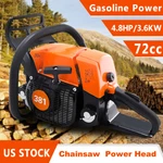 MS380 72CC Top Handle Chainsaw Gas Power Head For Stihl MS381 Fit 24/36IN Bar New. Price: $269.00.