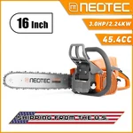 Neotec 45.4CC Gas Chainsaw Powered With 16" Bar For Wood Cutting New. Price: $149.99.