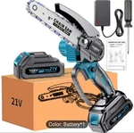 Yunxi 6-INCH 21V Cordless Mini Chainsaw With Battery, Charger, Screwdriver New. Price: $69.99.