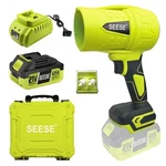 Seese Turbo Jet Leaf Blower: Cordless For Yard Leaves, Green New. Price: $236.99.