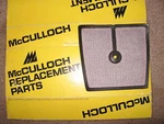 Mcculloch Chainsaw Air Filter Pro Mac 850 570 Super 60 80 81 Cp New. Price: $49.99.