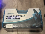 Saker Mini Electric Chainsaw 20V Cordless Battery 4 Bar Blue/black New. Price: $30.00.