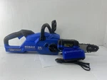Kobalt 24-VOLT 12-IN Battery Ah Chainsaw Included Charger Used. Price: $148.99.