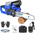 Electric Brushless Cordless Chainsaw 16 Inch Kit, Includes Battery, Tool-free New. Price: $97.99.