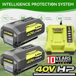 2X Battery & Charger For Ryobi 40V With Led Lithium-ion 40-VOLT OP406VNM OP40602 New. Price: $96.00.