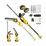 8" Pole Cordless + 20" Hedge Trimmer 4-IN-1, Electric Mini Chainsaw/... New. Price: $256.17.