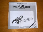 041 Stihl Chainsaw Operators Instruction Owners Manual Used. Price: $13.75.