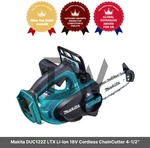 Makita DUC122Z Ltx Li-lon 18V Cordless Chaincutter 4-1/2" Bare Tool New. Price: $331.82.