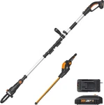 Worx WG908 Cordless Pole Saw Hedge Trimmer Combo 20V 13FT Reach New. Price: $219.99.