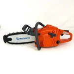Husqvarna 440 Toy Chainsaw Orange Battery Operated Rotating Sound Effects Used. Price: $20.00.