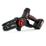 Hyper Tough HT13-401-003-03 20 Volt 6 Inch Mini Chainsaw With Battery And Open. Price: $48.00.