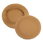 Patikil 11" Round Bar Stool Cover, 2 Pack Washable Elastic Tan New. Price: $11.67.