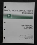 John Deere 200CS 230CS 300CS 550CS Chainsaw Technical Service Repair Manual Nice Very. Price: $26.14.