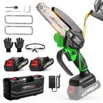 21V For Mini Chainsaw Cordless 2000MAH With Batteries Garden Pruning Tool New. Price: $41.99.