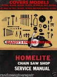 Homelite XL924 XL923 XL921 Chainsaw Service Maintenance Manual Seller. Price: $12.99.
