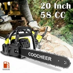 Coocheer 58CC/62CC 20 Gas Chainsaw Handed Petrol Woodcutting Cycle 4HP * New. Price: $129.99.