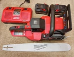 Milwaukee M18 Fuel 20IN Dual Battery Chainsaw Open Box. Price: $450.00.