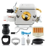 Carburetor Kit For Husqvarna 340E 345E 346XP 350EPA Redmax G5300 Chainsaws New. Price: $24.99.