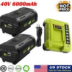 1-2X Battery For Ryobi OP40602 Lithium Charger Volt OP406VNM Led New. Price: $95.99.