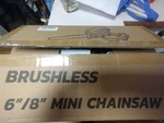 Demima Mini Chainsaw Red And Black (open Box) Unused. Price: $50.00.