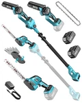 6 1 Cordless Pole & Hedge Trimmer Combo Electric Mini Chainsaw With 2 4.0 New. Price: $232.97.